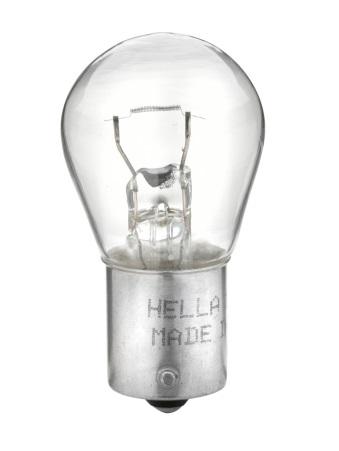 Bec Auto Semnalizator HELLA STANDARD 12V, 21W, Model P21W, Conector BA15s, Halogen, Cod 8GA 002 073-121